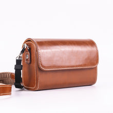 Load image into Gallery viewer, Leather Camera Bag Waterproof and Dustproof Suitable for Canon G7x3 G5x2 Sony SLR Leather Case Lx10zs220 Ricoh GR3 Universal Camera Bag
