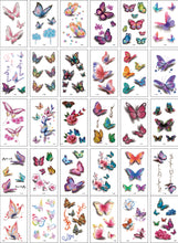 Load image into Gallery viewer, Fresh Tattoo Stickers English Alphabet Cartoon Temporary Tattoo Stickers

