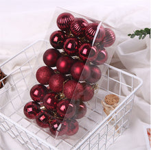 Load image into Gallery viewer, Christmas Ball Set 4cm Christmas Decorations Christmas Tree Ornament Ball Special-Shaped Balls
