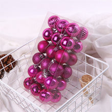 Load image into Gallery viewer, Christmas Ball Set 4cm Christmas Decorations Christmas Tree Ornament Ball Special-Shaped Balls
