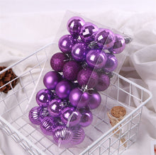 Load image into Gallery viewer, Christmas Ball Set 4cm Christmas Decorations Christmas Tree Ornament Ball Special-Shaped Balls
