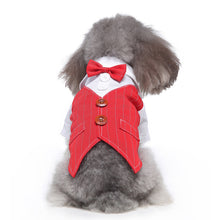 Load image into Gallery viewer, Pet Suit Pet Supplies Dress Swallowtail Wedding Dress for Dog
