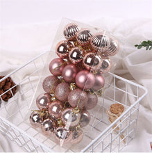 Load image into Gallery viewer, Christmas Ball Set 4cm Christmas Decorations Christmas Tree Ornament Ball Special-Shaped Balls
