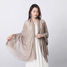 Load image into Gallery viewer, Cotton and Linen Scarf Women's Artistic Sunscreen Scarf Small Scarf Beach Long Scarf Wholesale Japanese Scarf
