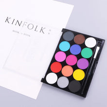Load image into Gallery viewer, 15Colors Face Painting Kit Body Makeup Non Toxic Water Paint Oil With Brush For Christmas Halloween Fancy Carnival Vibrant Party

