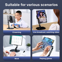Load image into Gallery viewer, Ipad Stand Tablet Stand iPad Holder 360° Adjustable   (Aluminium Alloy) LIVE Tablet Holder For 6-12.9 inch
