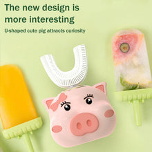 Load image into Gallery viewer, [KO] Children Soft Electric  U-shaped Toothbrush Waterproof Electric Toothbrush
