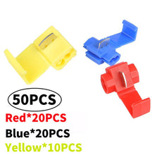 Load image into Gallery viewer, 160 pces wire cable connectors crimp terminals scotch terminal quick lock splice 22-10awg electric car set
