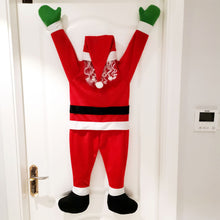 Load image into Gallery viewer, Christmas Flannel Santa Claus Climbing Wall Decoration Clothes Pendant Accessories Gift Holiday Gift
