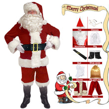 Load image into Gallery viewer, Christmas Outfit High-End Santa Claus Clothing Velvet
