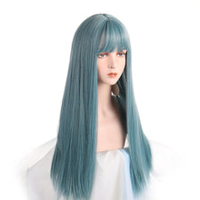 Load image into Gallery viewer, Long Straight Hair Wig Hot Selling Product Color  Cosplay Wig Style
