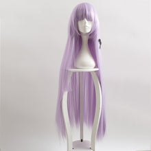 Load image into Gallery viewer, 100cm Sunshine Anime Cosplay Purple Bullet Roving/Discussion on Broken Fog Cut Ring Wig Rose Inner Net
