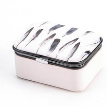 Load image into Gallery viewer, Jewelry Storage Box Portable Travel Earrings Earring Ring   Holders Case
