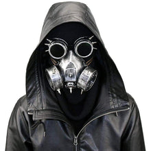 Load image into Gallery viewer, Silver Retro Steampunk Gas Mask For Halloween Cosplay Masquerades Costume Parties LC579
