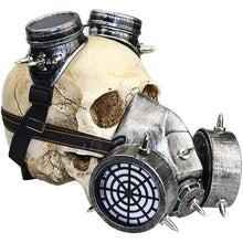 Load image into Gallery viewer, Silver Retro Steampunk Gas Mask For Halloween Cosplay Masquerades Costume Parties LC579

