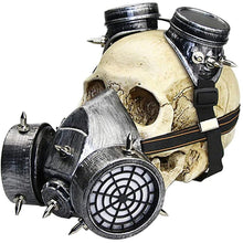 Load image into Gallery viewer, Silver Retro Steampunk Gas Mask For Halloween Cosplay Masquerades Costume Parties LC579
