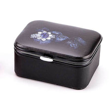 Load image into Gallery viewer, Jewelry Storage Box Portable Travel Earrings Earring Ring   Holders Case
