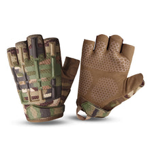 Load image into Gallery viewer, Mountaineering Rock Climbing Non-Slip Half Finger Gloves Men 'S Riding Motorcycle Sports Tactical Gloves
