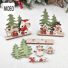 Load image into Gallery viewer, Christmas Decorations Christmas Wooden Decoration DIY Children's Present Small Gift Desktop Window Decorations
