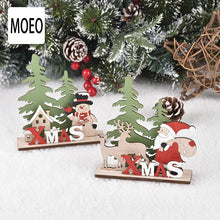 Load image into Gallery viewer, Christmas Decorations Christmas Wooden Decoration DIY Children's Present Small Gift Desktop Window Decorations
