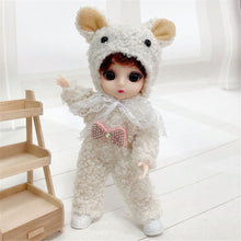 Load image into Gallery viewer, 16cm 1/12 BJD Doll with Clothes and Shoes Movable 13 Joints Cute Sweet Face Girl Gift Child Toys Princess Doll
