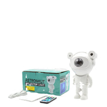 Load image into Gallery viewer, Astronaut Starry Sky Projection Lamp Led Bedroom Atmosphere Small Night Lamp Spaceman Bluetooth Music Polar Light Projector
