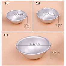 Load image into Gallery viewer, 16pcs/pack Bath Bombs Metal Aluminum Alloy Bath Bomb Mold 3D Ball Sphere Shape DIY Bathing Tool Accessories Creative Mold
