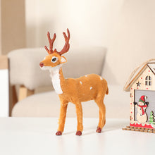 Load image into Gallery viewer, Baking Christmas Tree Decoration Mini Cute Sika Deer Shopping Window Simulation

