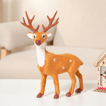Load image into Gallery viewer, Christmas Tree Decoration Mini Cute Sika Deer Shopping Window Decoration Props Supplies
