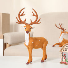 Load image into Gallery viewer, Christmas Tree Decoration Mini Cute Sika Deer Shopping Window Decoration Props Supplies
