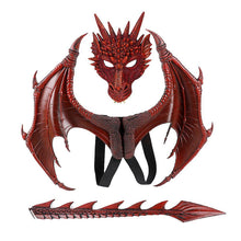 Load image into Gallery viewer, Red Halloween Customes Boys Children'S Dragon Costume Masks Funny Dinosaur Costume Mz569
