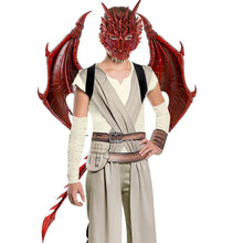 Load image into Gallery viewer, Red Halloween Customes Boys Children'S Dragon Costume Masks Funny Dinosaur Costume Mz569
