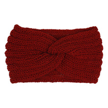 Load image into Gallery viewer, Wool Knitted Hair Band Women's Sports Headband Autumn and Winter Hair Accessories Cross Hair Band
