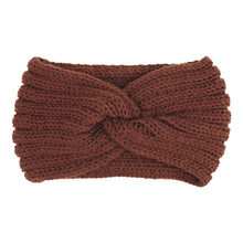 Load image into Gallery viewer, Wool Knitted Hair Band Women's Sports Headband Autumn and Winter Hair Accessories Cross Hair Band
