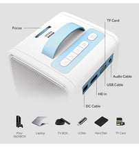 Load image into Gallery viewer, Projector Children Q2 Wireless Entertainment Mobile Phone Home Mini Portable Overhead Projector
