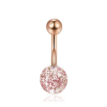 Load image into Gallery viewer, 1pcs Sexy Dangling Navel Belly Button Ring Oreja Stainelss Steel Belly Piercing Jewelry 14G
