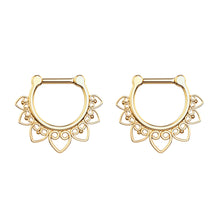 Load image into Gallery viewer, Stainless Steel Zircon Nose Ring Nose Stud Ear Studs Piercing Jewelry
