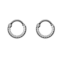 Load image into Gallery viewer, Stainless Steel Zircon Nose Ring Nose Stud Ear Studs Piercing Jewelry
