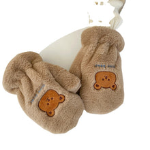 Load image into Gallery viewer, All-Inclusive Gloves Cold Protection Fleece Thickened Warmth Retention Material Plush Winter Student Couple
