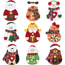Load image into Gallery viewer, Christmas Decorations Creative Cartoon Doll Knife and Fork Set Holiday Restaurant Tableware Set Decoration Supplies
