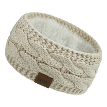 Load image into Gallery viewer, Hair Accessories Autumn and Winter Fleece Wool Knitted Hair Band Sports Headband Earmuffs
