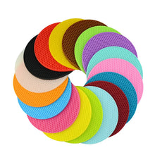 Load image into Gallery viewer, 14cm Round Heat Resistant Silicone Mat Drink Cup Coasters Non-slip Pot Holder Table Placemat Kitchen Accessories Onderzetters
