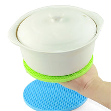 Load image into Gallery viewer, 14cm Round Heat Resistant Silicone Mat Drink Cup Coasters Non-slip Pot Holder Table Placemat Kitchen Accessories Onderzetters
