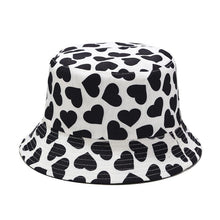 Load image into Gallery viewer, Cow Pattern Printing Bucket Hat Women's New Double-Sided Bucket Hat Men's Summer Outdoor Sun Hat
