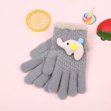 Load image into Gallery viewer, Touch Screen Children's Gloves Primary School Cartoon Boys and Girls Knitted Warm Velvet Cotton Gloves
