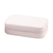 Load image into Gallery viewer, Jewelry Storage Box Double-Layer PU Jewellery Ring Stud Earrings Display Holders Case
