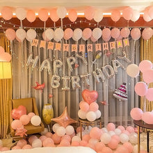 Load image into Gallery viewer, Christmas Decorative round Balloon Romantic Confession Noble Style Blue Theme Party Balloon Set
