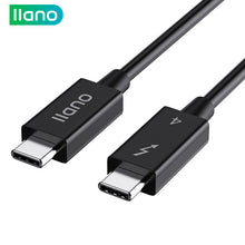 Load image into Gallery viewer, llano【Intel Official Certified】5A 100W Thunderbolt 4 Data Cable 8K/60Hz 40Gbps Speed Type C Two-way Flash Charging Audio Transmission Cable
