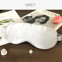 Load image into Gallery viewer, 19 Momme Mulberry Silk Sleep Eye Mask &amp; Blindfold with Elastic Strap Soft Eye Cover Eyeshade for Night Sleeping, Travel, Nap
