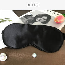Load image into Gallery viewer, 19 Momme Mulberry Silk Sleep Eye Mask &amp; Blindfold with Elastic Strap Soft Eye Cover Eyeshade for Night Sleeping, Travel, Nap
